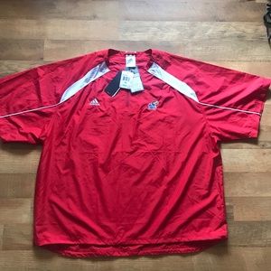 Adidas Kansas Jayhawks Athletic Baseball Pullover